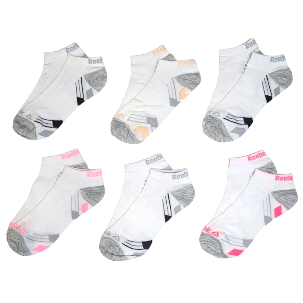 Low Cut Socks 4 - 10 Ladies Fitness Reebok 6 Pair